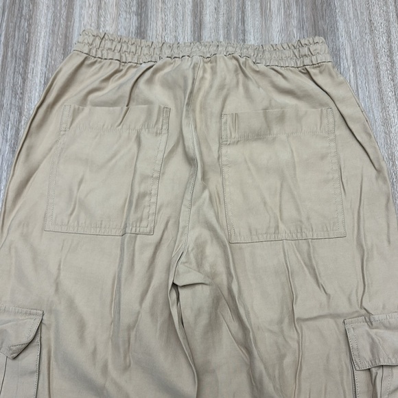 ZARA Baggy Cargo Pants Size Small Khaki Color - Picture 7 of 12